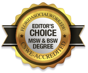 Editors choice best msw and bsw degree badge